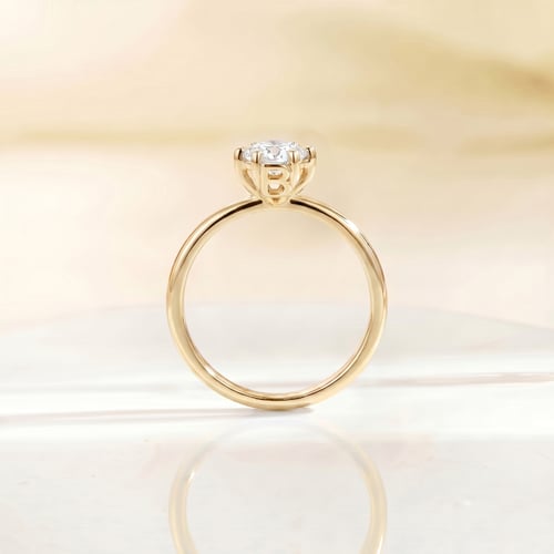 Verlobungsring mit Buchstabenund Lab Grown Diamanten Birdie