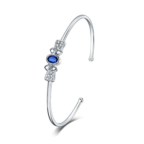 Goldenes Armband mit Saphiren und Diamanten Ralla