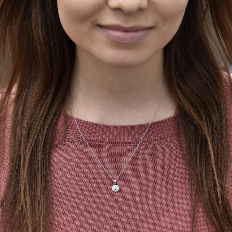 Silberner Anhänger mit Lab Grown Diamanten Lexine 104327