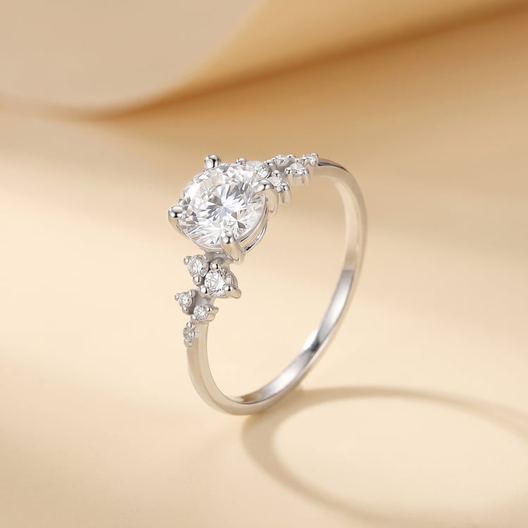 Verlobungsring mit Buchstaben und Lab Grown Diamanten Olha 167504