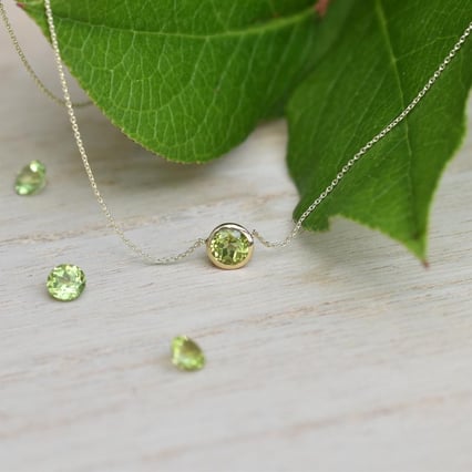 Halskette mit Olivin Jonie