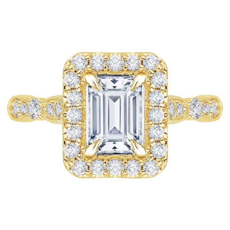 Diamantring im Halostil 74280