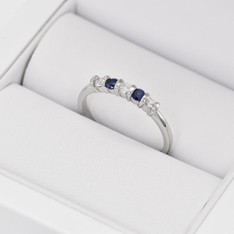 Eternity-Ring mit Saphiren und Diamanten Dalis 27062