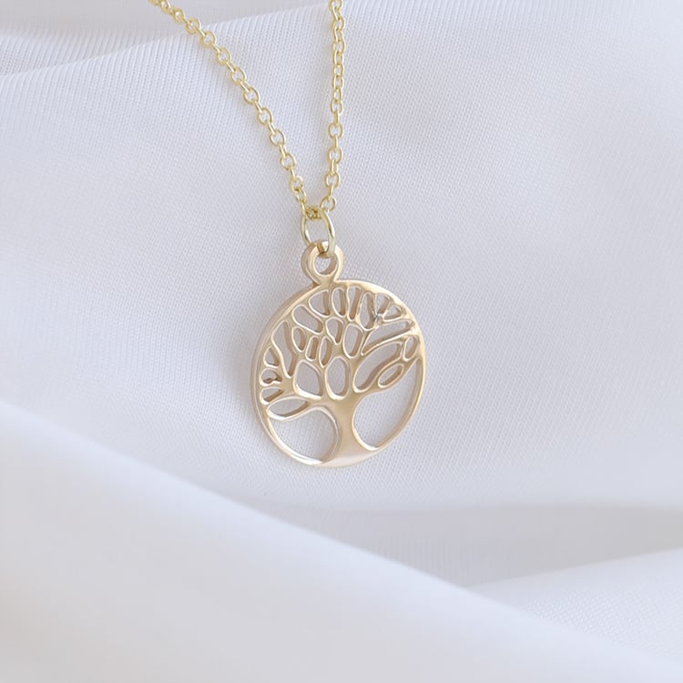 Anhänger aus Gold mit Baum des Lebens Zlatten 93430