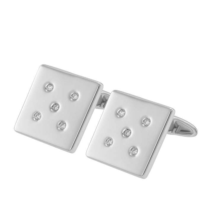 Manschettenknöpfe mit Diamanten