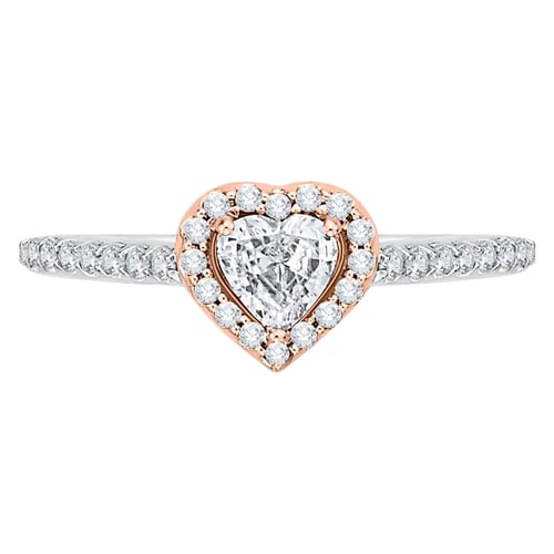 Verlobungsring mit Diamantherz Yazmin