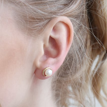 Elegante Perlenohrringe Lucas