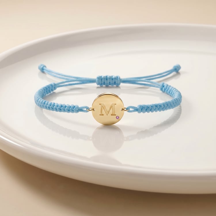 Armband mit einem Anhänger mit Saphiren Zara 168626