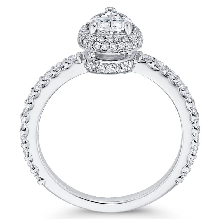 Goldener Verlobungsring mit Diamanten 46488