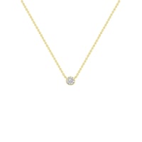Minimalistische Halskette mit Lab Grown Diamanten Glosie