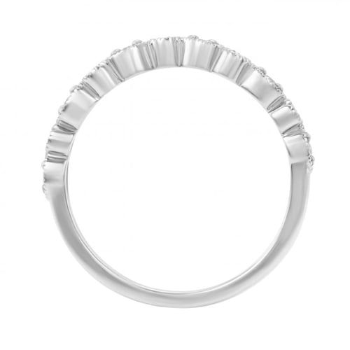 Goldener Memoire Ring mit Diamanten Lorava