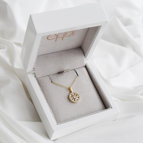 Funkelnder Anhänger mit Lab Grown Diamanten Collyn