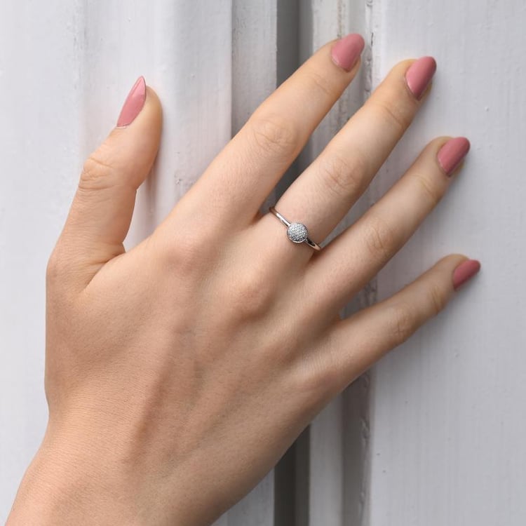 Goldener Diamantring 45060