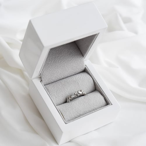 Minimalistischer Ring mit Lab Grown Diamanten Egino