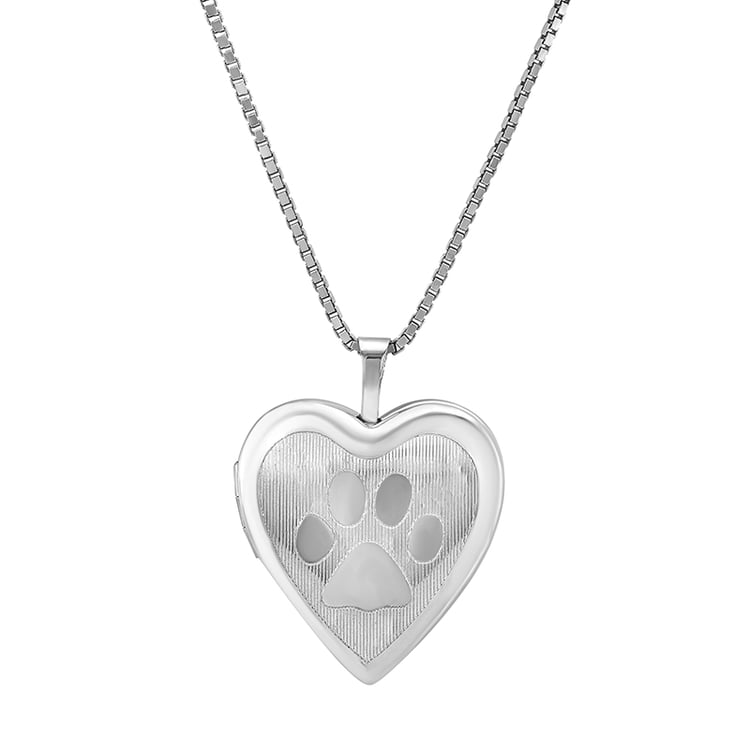 Anhänger aus Silber mit Hundepfote Vretu