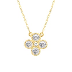 Halskette mit Moissaniten und Diamant Emely