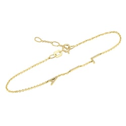 Armband mit drei Buchstaben und Lab Grown Diamanten Annika