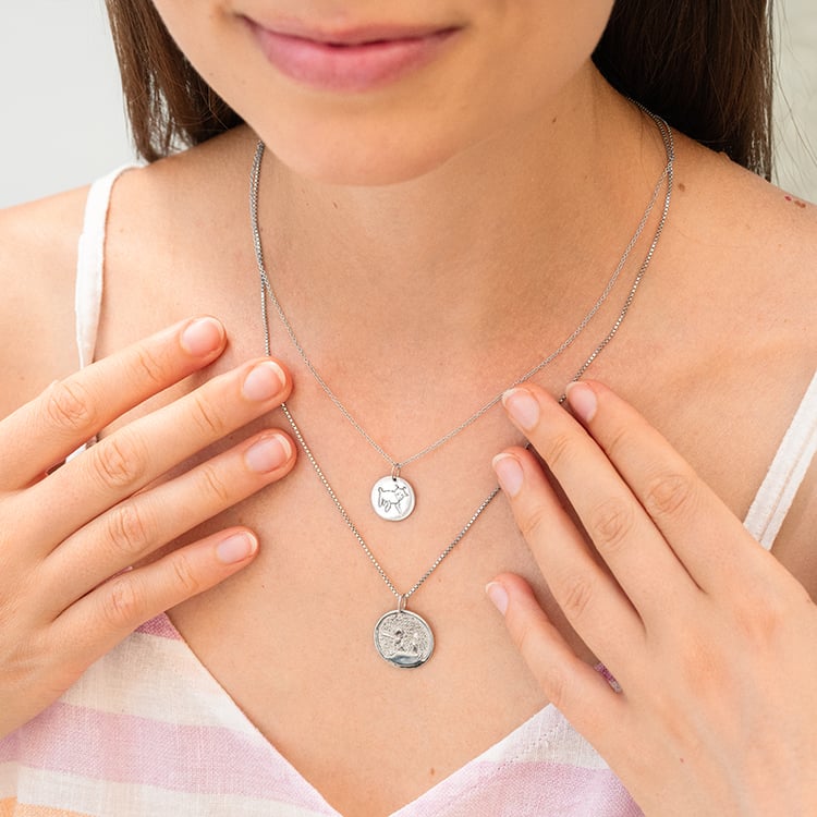 Anhänger mit der Gravur eines Lamms Der Kleine Prinz 142292