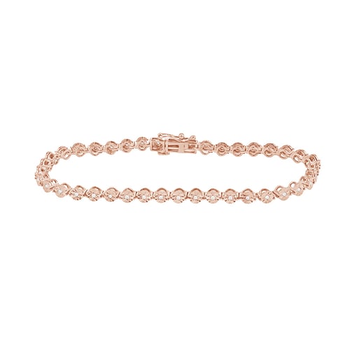 Silbernes Armband mit funkelnden Lab Grown Diamanten Jago