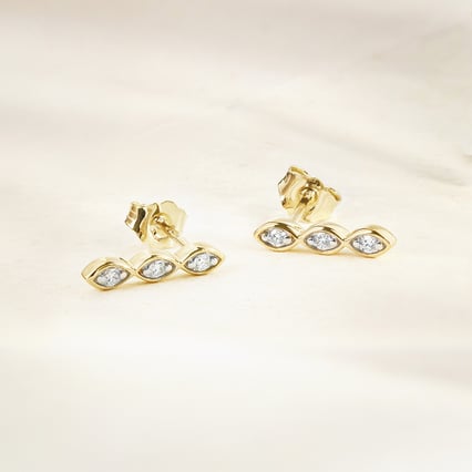 Ohrringe mit Lab Grown Diamanten Monna