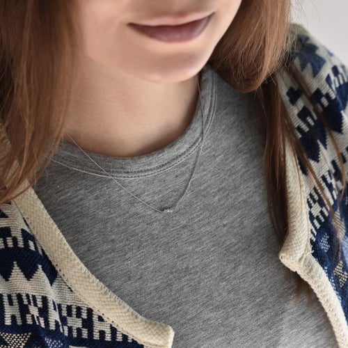 Goldener Choker mit Diamanten-Perlen Xanadie