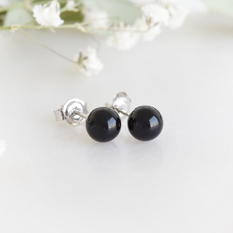 Ohrringe mit schwarzen Onyxen Bahia 88002