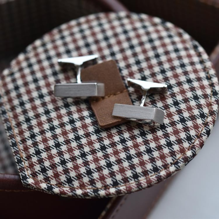 Manschettenknöpfe im Stil von James Bond aus 750er Gold Labond 32517