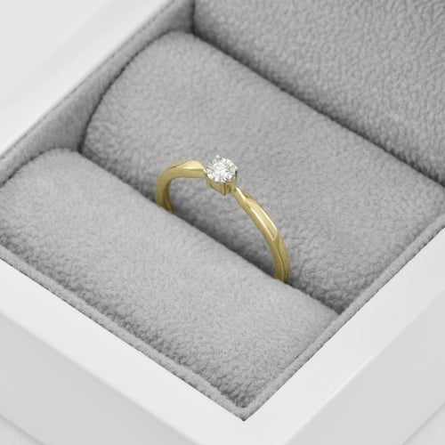 Eleganter Verlobungsring mit Lab Grown Diamanten Ximena