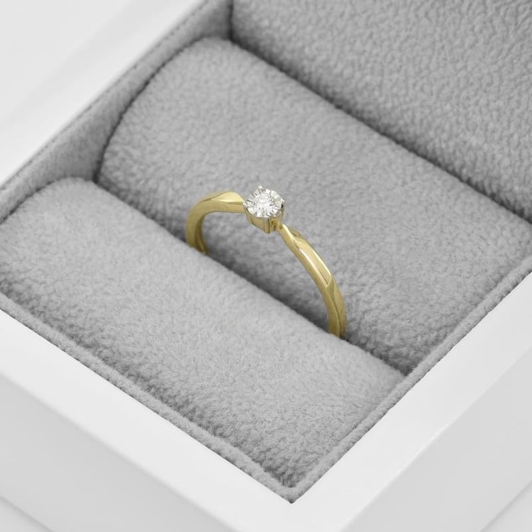 Verlobungsring aus Gold 90995