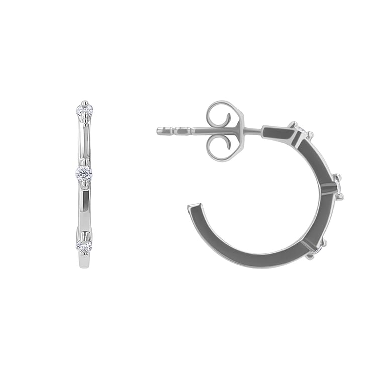 Runde Ohrringe mit Lab Grown Diamanten Ramila 134403