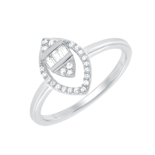 Silberner Ring mit Lab Grown Diamanten Sigurd