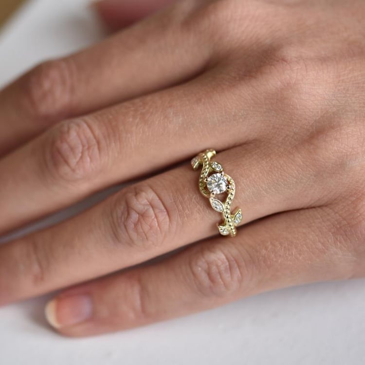 Vintage-Verlobungsring mit Diamanten Vindo 18727