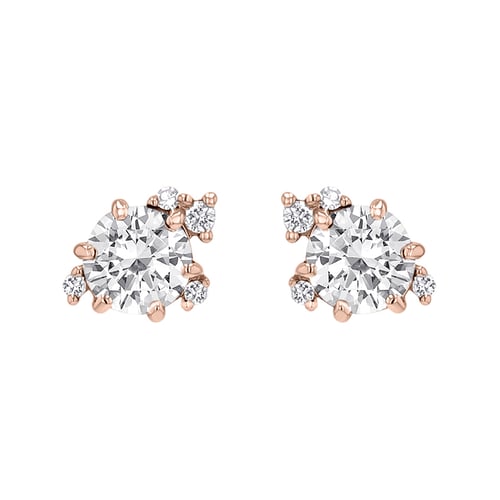 Cluster Ohrringe mit Lab Grown Diamanten Alary