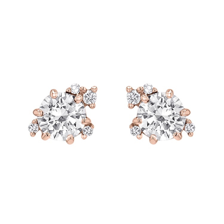 Cluster Ohrringe mit Lab Grown Diamanten Alary 146526
