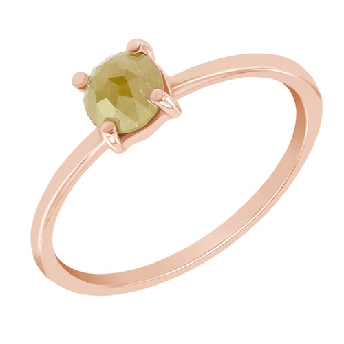 Goldring mit Gelb Diamant Xemy