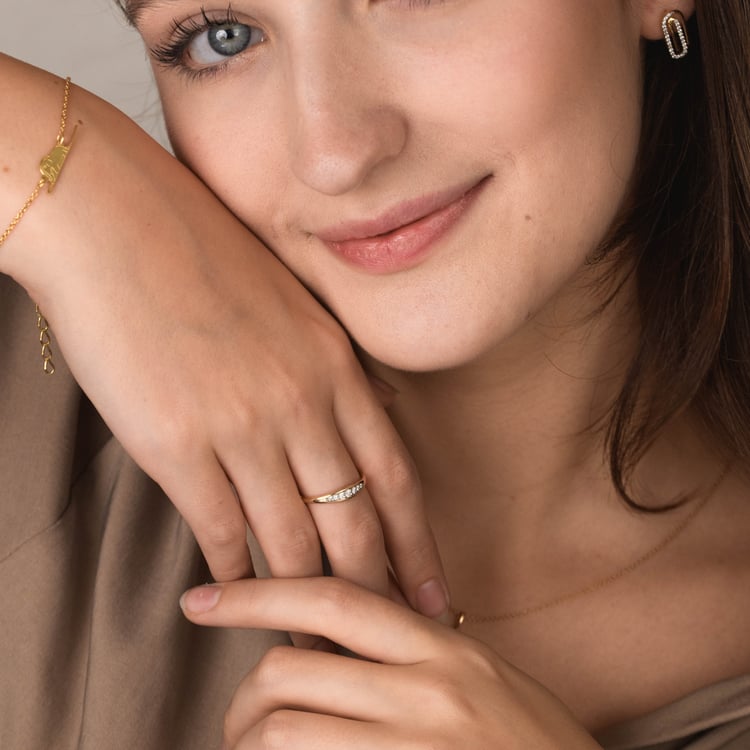 Ring mit Lab Grown Diamanten 165724