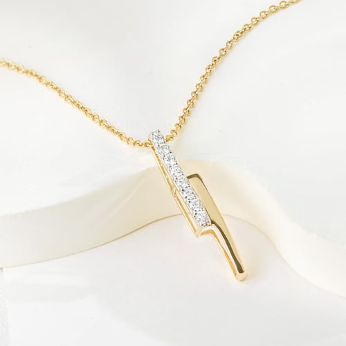 Anhänger aus Gold mit Lab Grown Diamanten Katie
