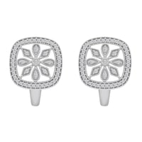 Ohrringe mit Diamantblumen Retta