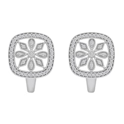 Ohrringe mit Diamantblumen Retta