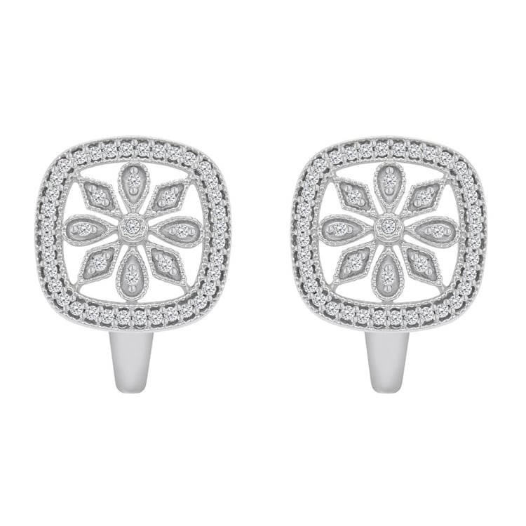 Ohrringe aus Gold mit Diamanten