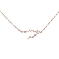 Halskette mit Tierkreiszeichen Pisces