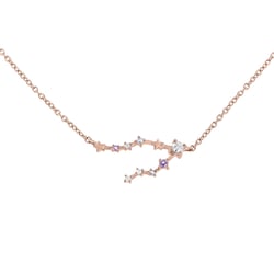 Halskette mit Tierkreiszeichen Pisces