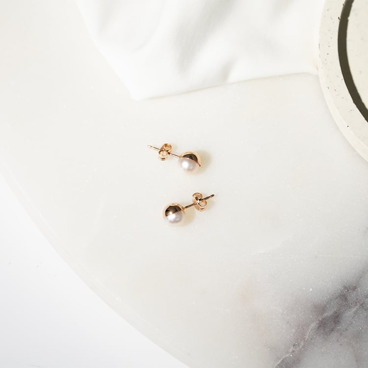 Dezente Perlenohrringe Danne 129783