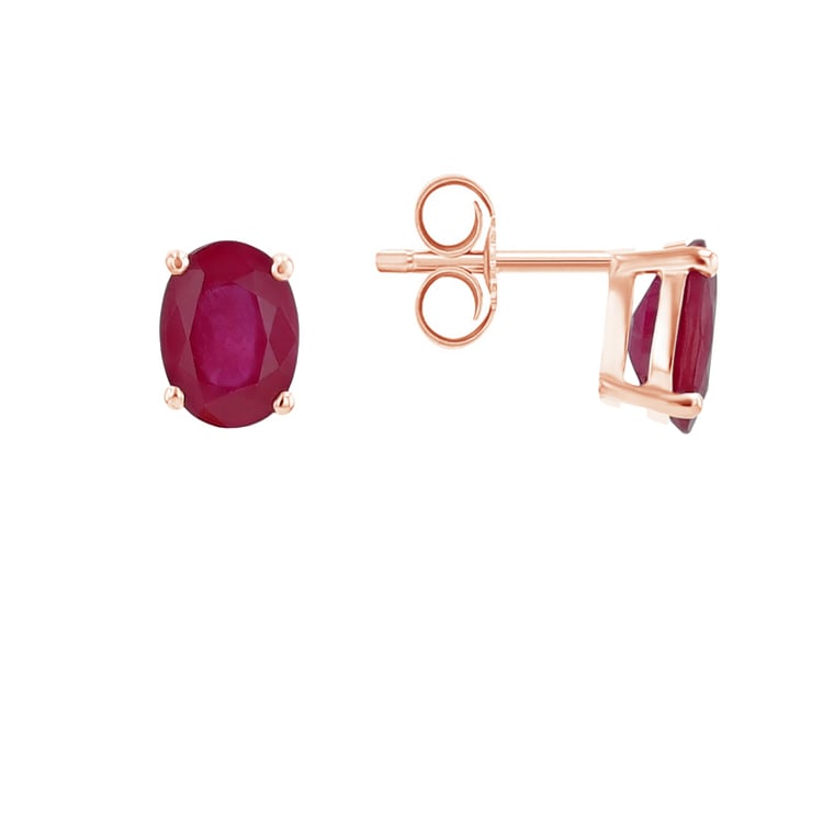 Rubinohrringe aus 750er Gold Deepti 117209