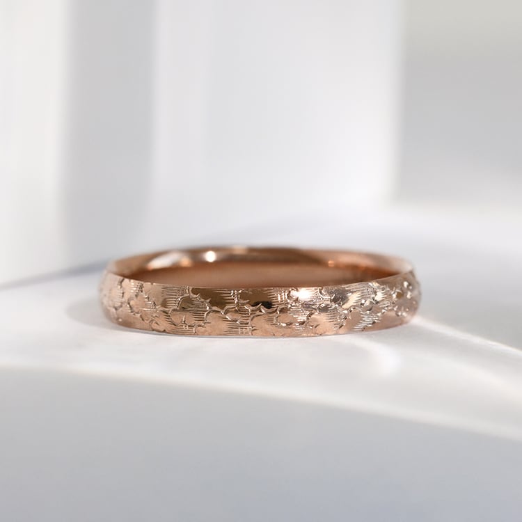 Eheringe mit von Hand gravierten Wolken Clouds 118339