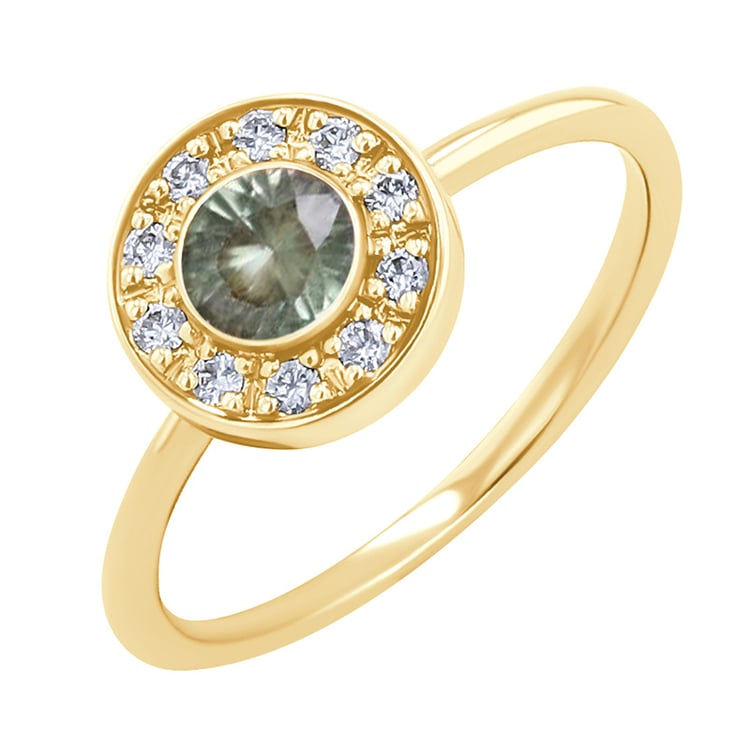 Verlobungsring mit Alexandrit und Diamanten Fernanda 129387