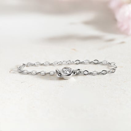 Kettenring mit Lab Grown Diamanten Jalo