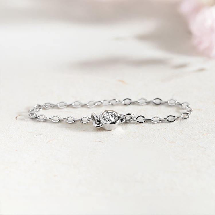 Kettenring mit Lab Grown Diamanten Jalo 147645