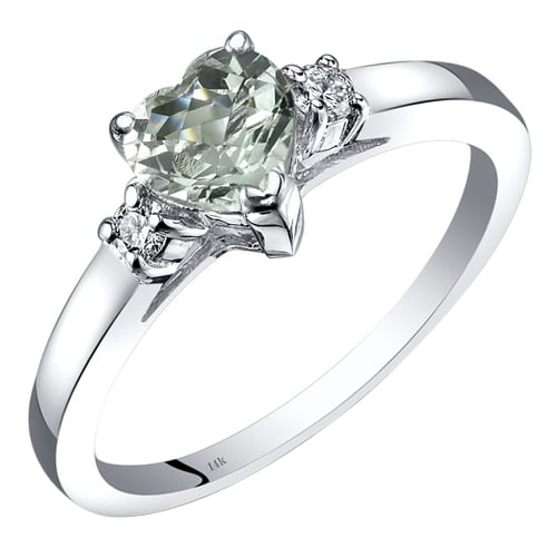 Goldring mit Amethyst und Diamanten