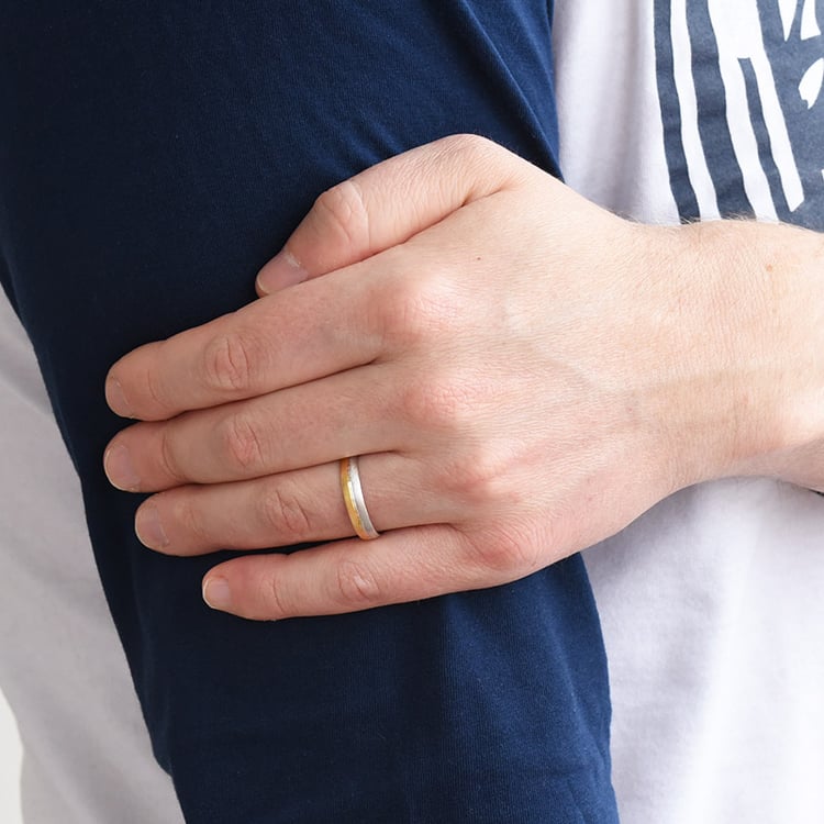 Eheringe aus kombiniertem Gold Ivana 77011